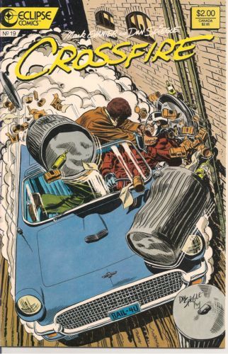 Crossfire The Two Envelopes; Show Business |  Issue#19 | Year:1987 | Series: DNAgents | Pub: Eclipse Comics |
