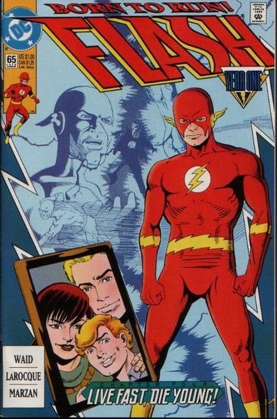 Flash, Vol. 2 Flash: Year One - Born To Run, Part 4: Live Fast, Die Young |  Issue#65A | Year:1992 | Series: Flash | Pub: DC Comics | Direct Edition