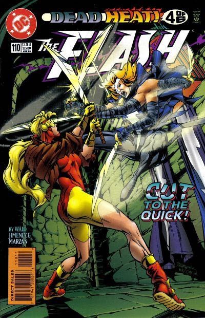 Flash, Vol. 2 Dead Heat, Cut to the Quick |  Issue#110A | Year:1995 | Series: Flash | Pub: DC Comics | Direct Edition