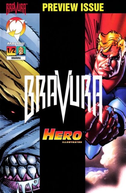 Bravura  |  Issue#1/2A | Year:1994 | Series:  | Pub: Malibu Comics | Alternative Gold Version Numbered W/Sealed Holder Also Exists
