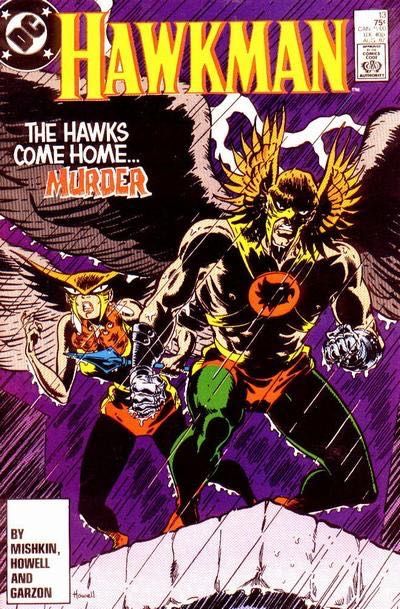 Hawkman, Vol. 2 Crosswinds |  Issue#13A | Year:1987 | Series: Hawkman | Pub: DC Comics | Direct Edition