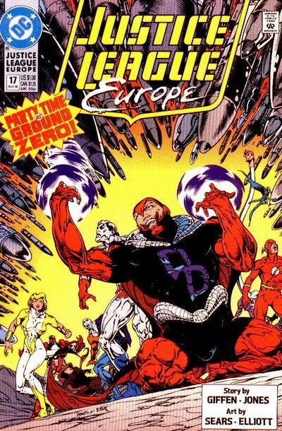 Justice League Europe / International The Extremist Vector, Part 3: On The Brink! |  Issue#17A | Year:1990 | Series: JLA | Pub: DC Comics | Direct Edition