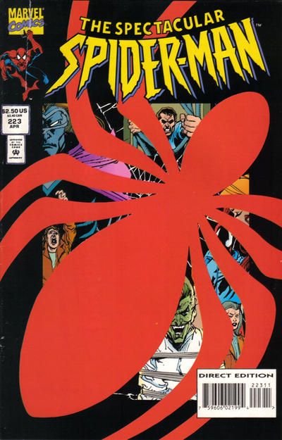 The Spectacular Spider-Man, Vol. 1 Spider-Man: Aftershocks - Part 2: Schemes & Dreams / The Parker Legacy: The Beginning |  Issue#223A | Year:1995 | Series: Spider-Man | Pub: Marvel Comics | Direct Edition