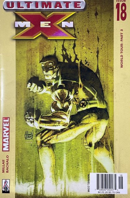 Ultimate X-Men, Vol. 1 World Tour, Part 3 |  Issue#18B | Year:2002 | Series: X-Men | Pub: Marvel Comics | Newsstand Edition