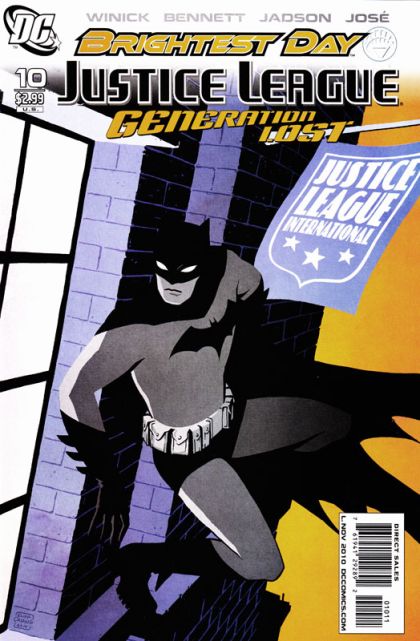 Justice League: Generation Lost Brightest Day - Generation Lost, The More You See, the Less You Will Know |  Issue#10A | Year:2010 | Series:  | Pub: DC Comics | Cliff Chiang Regular Cover
