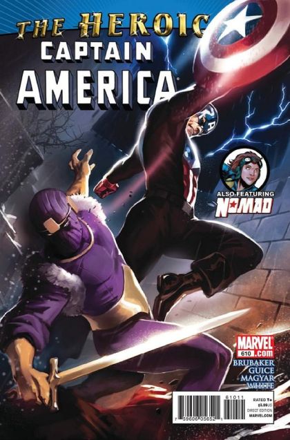 Captain America, Vol. 5 The Heroic Age - No Escape, Conclusion |  Issue#610A | Year:2010 | Series: Captain America | Pub: Marvel Comics | Marko Djurdjević Regular