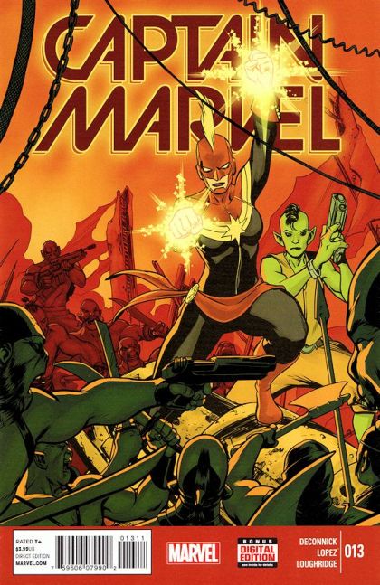 Captain Marvel, Vol. 9 The 7 Seconds Before You Die, Part Two |  Issue#13A | Year:2015 | Series:  | Pub: Marvel Comics | David Lopez Regular Cover