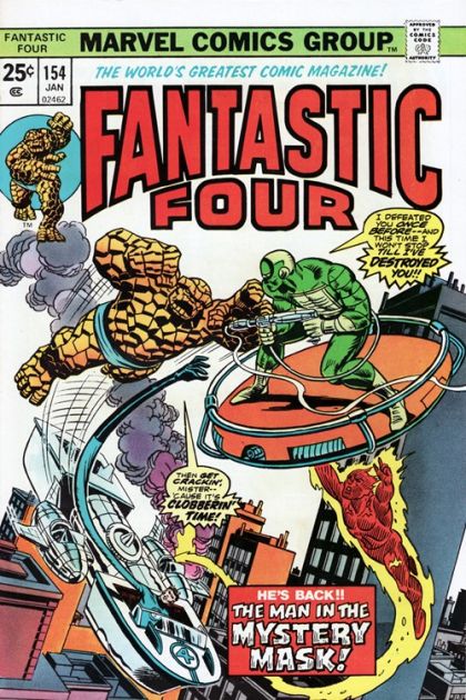 Fantastic Four, Vol. 1 The Man In the Mystery Mask! |  Issue#154A | Year:1974 | Series: Fantastic Four | Pub: Marvel Comics |