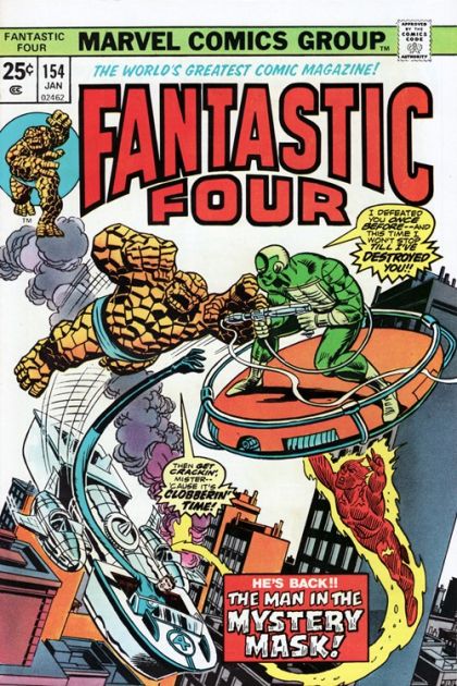 Fantastic Four, Vol. 1 The Man In the Mystery Mask! |  Issue#154A | Year:1974 | Series: Fantastic Four | Pub: Marvel Comics | Regular Edition