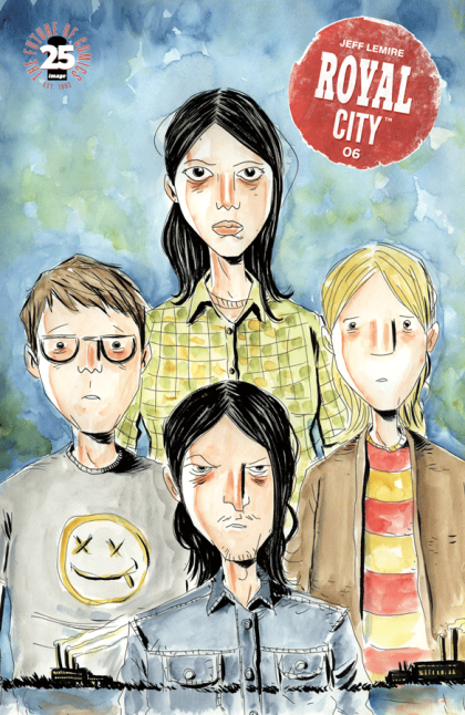 Royal City Sonic Youth, Part One |  Issue#6A | Year:2017 | Series:  | Pub: Image Comics | Regular Jeff Lemire Cover