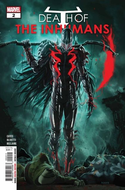 Death of the Inhumans Death of the Inhumans, Chapter Two: "Speak And Destroy" |  Issue#2A | Year:2018 | Series:  | Pub: Marvel Comics | Regular Kaare Andrews Cover