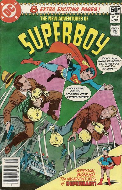 The New Adventures of Superboy Superboy's Amazing New Power; When You Wish Upon a TV... |  Issue#11B | Year:1980 | Series: Superman | Pub: DC Comics | Newsstand Edition