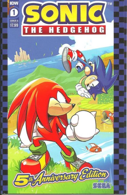 Sonic The Hedgehog: 5th Anniversary  |  Issue#1A | Year:2023 | Series: Sonic The Hedgehog | Pub: IDW Publishing | Tyson Hesse Regular