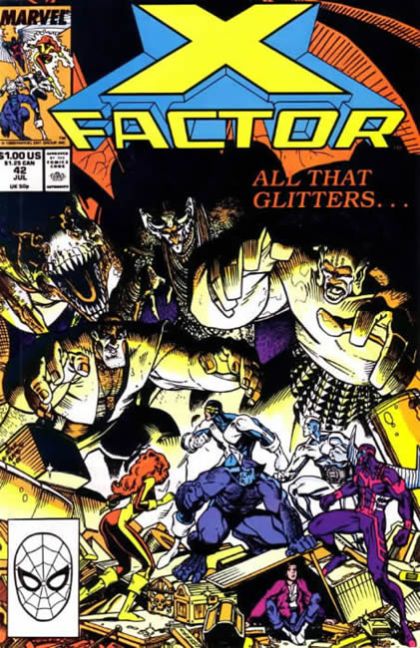 X-Factor, Vol. 1 All That Glitters... |  Issue#42A | Year:1989 | Series: X-Factor | Pub: Marvel Comics | Direct Edition
