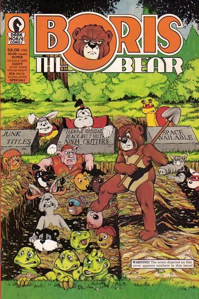Boris the Bear Return of the Living Teenage Radioactive Mutant Ninja Critters: Chapter 1 |  Issue#8 | Year:1987 | Series:  | Pub: Nicotat Comics |