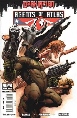 Agents of Atlas, Vol. 2 Dark Reign - The Sale / The Dragon's Corridor |  Issue#2A | Year:2009 | Series:  | Pub: Marvel Comics | Greg Land Regular Cover