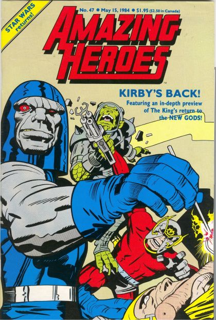 Amazing Heroes Kirby's Back |  Issue#47 | Year: | Series:  | Pub: Fantagraphics |