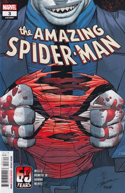 The Amazing Spider-Man, Vol. 6  |  Issue#3A | Year:2022 | Series: Spider-Man | Pub: Marvel Comics | John Romita Jr. Regular