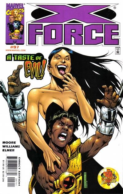 X-Force, Vol. 1 Cracked Foundation |  Issue#97A | Year:1999 | Series: X-Force | Pub: Marvel Comics | Direct Edition
