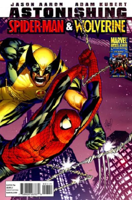 Astonishing Spider-Man & Wolverine Another Fine Mess, Part One |  Issue#1A | Year:2010 | Series:  | Pub: Marvel Comics | Adam Kubert Regular Cover