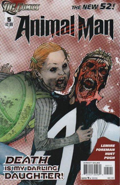 Animal Man, Vol. 2 The Hunt, Conclusion |  Issue#5 | Year:2012 | Series:  | Pub: DC Comics | Travel Foreman Regular Cover