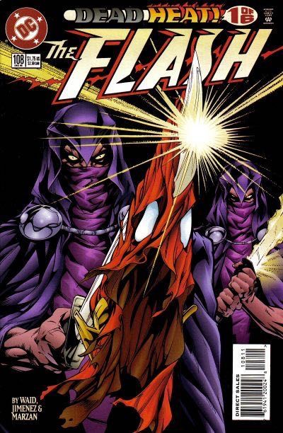 Flash, Vol. 2 Dead Heat, Part 1: Flatfooted |  Issue#108A | Year:1995 | Series: Flash | Pub: DC Comics | Direct Edition