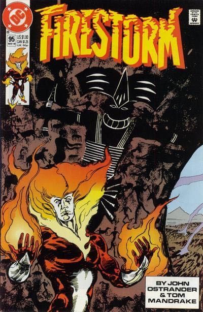 Firestorm, the Nuclear Man, Vol. 2 (1982-1990) Rolling Thunder |  Issue#95A | Year:1990 | Series: Firestorm | Pub: DC Comics | Direct Edition