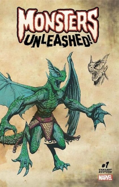 Monsters Unleashed, Vol. 2  |  Issue#1F | Year:2017 | Series:  | Pub: Marvel Comics | Variant New Monster Cover