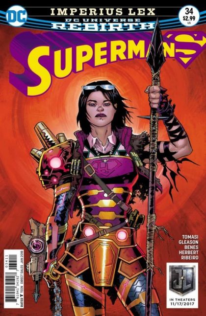 Superman, Vol. 4 Imperius Lex, Part Two: Fire and Furies |  Issue#34A | Year:2017 | Series: Superman | Pub: DC Comics