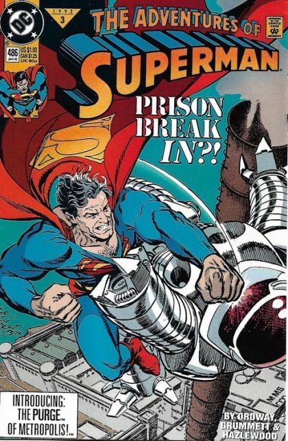 The Adventures of Superman Purge |  Issue#486A | Year:1991 | Series: Superman | Pub: DC Comics | Direct Edition