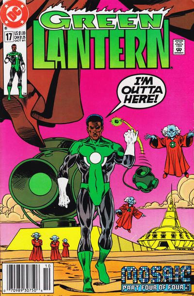 Green Lantern, Vol. 3 Mosaic, Part 4: Sculptures |  Issue#17B | Year:1991 | Series: Green Lantern | Pub: DC Comics | Newsstand Edition