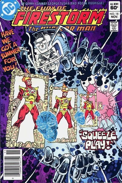 Firestorm, the Nuclear Man, Vol. 2 (1982-1990) Squeeze Play |  Issue#18B | Year:1983 | Series: Firestorm | Pub: DC Comics | Newsstand Edition