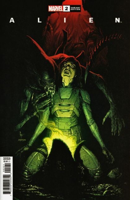 Alien, Vol. 2 (Marvel Comics) Icarus, Icarus |  Issue#2B | Year:2022 | Series:  | Pub: Marvel Comics | Gary Frank & Brad Anderson Variant Cover