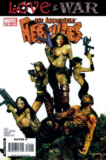 Incredible Hercules Love & War, Part One |  Issue#121A | Year:2008 | Series: Hercules | Pub: Marvel Comics | Arthur Suydam Regular