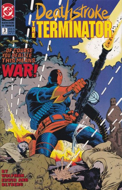 Deathstroke, The Terminator Full Cycle, Chapter 3: War |  Issue#3 | Year:1991 | Series: Deathstroke | Pub: DC Comics |