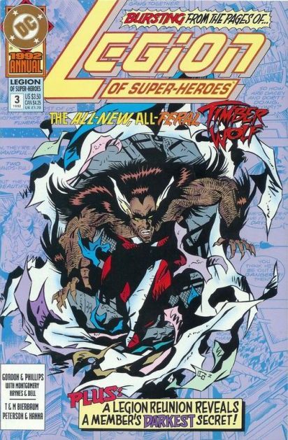Legion of Super-Heroes, Vol. 4 Annual Full Moon Fever |  Issue#3A | Year:1992 | Series: Legion of Super-Heroes | Pub: DC Comics | Direct Edition
