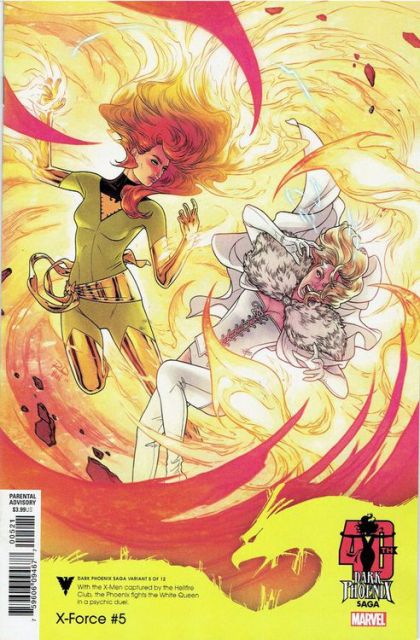 X-Force, Vol. 6 Necessary Force |  Issue#5B | Year:2020 | Series: X-Force | Pub: Marvel Comics | Russell Dauterman Dark Phoenix Saga 40th Anniversary Variant