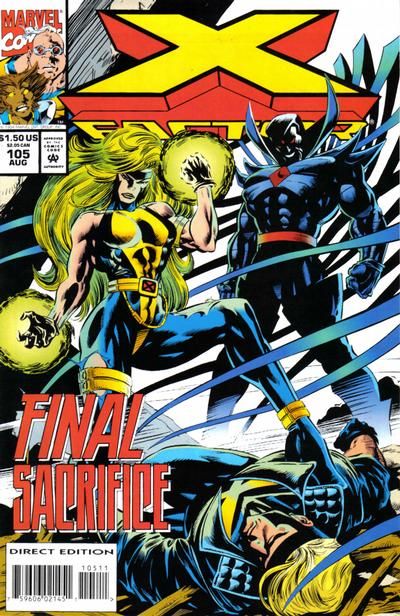 X-Factor, Vol. 1 Final Sacrifice |  Issue#105A | Year:1994 | Series: X-Factor | Pub: Marvel Comics | Direct Edition