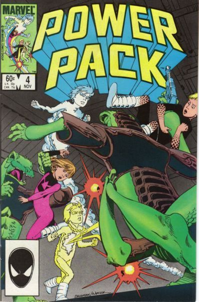 Power Pack, Vol. 1 Rescue! |  Issue#4A | Year:1984 | Series: Power Pack | Pub: Marvel Comics | Direct Edition