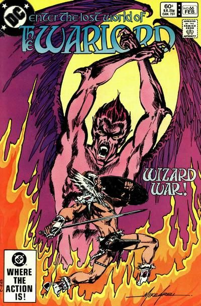 Warlord, Vol. 1 Wizard War |  Issue#66A | Year:1982 | Series: Warlord | Pub: DC Comics | Direct Edition