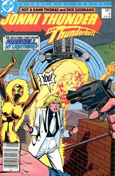 Jonni Thunder Farewell, My Lightning? |  Issue#4C | Year:1985 | Series:  | Pub: DC Comics | Canadian Price Variant
