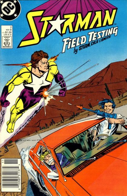 Starman, Vol. 1 Field Testing |  Issue#2B | Year:1988 | Series: Starman | Pub: DC Comics | Newsstand Edition