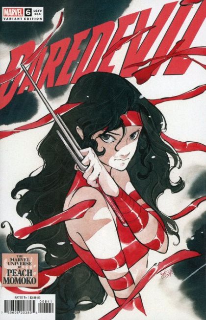 Daredevil, Vol. 7 The Red Fist Saga |  Issue#6B | Year:2022 | Series: Daredevil | Pub: Marvel Comics | Peach Momoko Variant