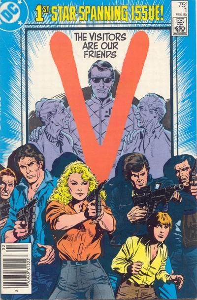 V City On The Edge |  Issue#1B | Year:1985 | Series: V | Pub: DC Comics | Newsstand Edition