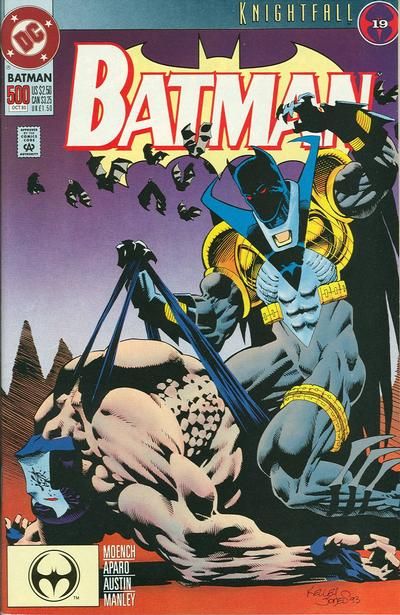 Batman, Vol. 1 Knightfall - Part 19: Dark Angel: The Fall |  Issue#500A | Year:1993 | Series: Batman | Pub: DC Comics | Direct Edition