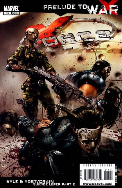 X-Force, Vol. 3 Suicide Leper:  Part Two |  Issue#13 | Year:2009 | Series: X-Force | Pub: Marvel Comics | Clayton Crain Regular