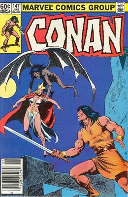 Conan the Barbarian, Vol. 1 Tower of Mitra |  Issue#147B | Year:1983 | Series: Conan | Pub: Marvel Comics | Newsstand Edition