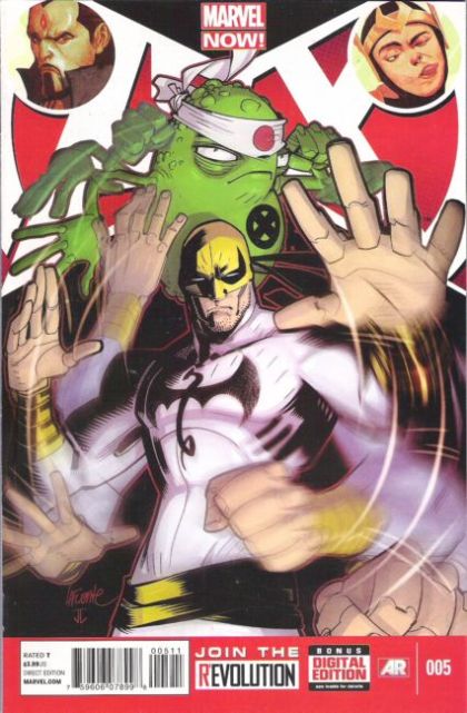 A+X Iron Fist: Doop / Loki: Mister Sinister |  Issue#5A | Year:2013 | Series:  | Pub: Marvel Comics | Regular David Lafuente Cover