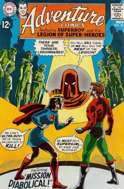 Adventure Comics, Vol. 1 Mission: Diabolical! |  Issue#374 | Year:1968 | Series:  | Pub: DC Comics |
