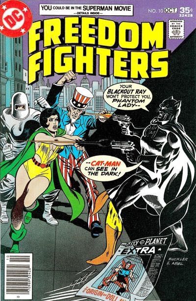 Freedom Fighters, Vol. 1 Murder In Miniature |  Issue#10 | Year:1977 | Series: JSA | Pub: DC Comics | Regular Edition